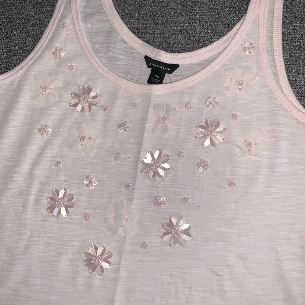 ANN TAYLOR FLORAL TANK TOP - Picture 2 of 2